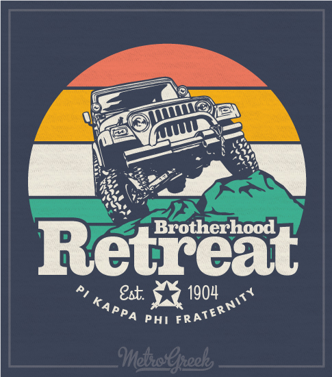Pi Kapp Brotherhood Retreat Shirt