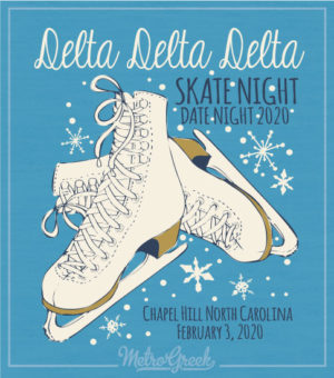Tri Delta Skate Party Shirt