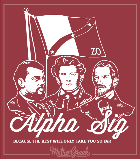 Alpha Sig Rush Shirt Founders Day
