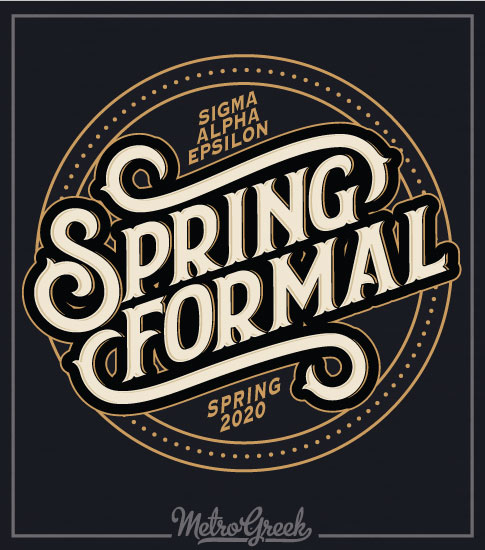 Fraternity Spring Formal Shirt SAE