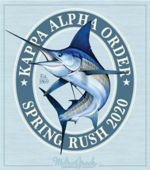 Kappa Alpha Fraternity Rush Shirt Marlin