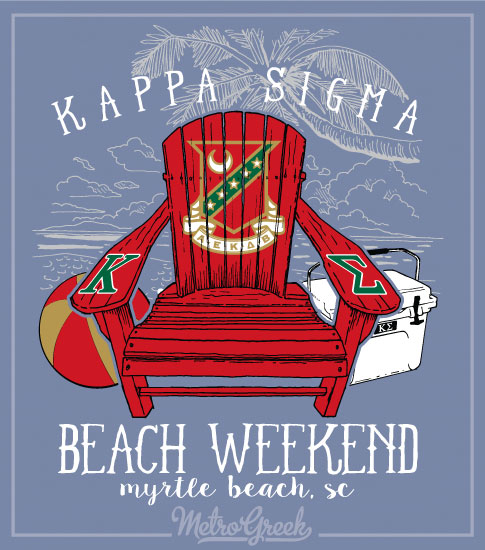 Kappa Sigma Beach Weekend Shirt