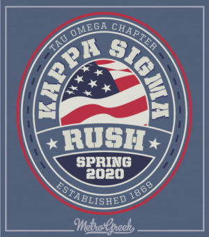 Kappa Sigma Rush Shirt American Elipse