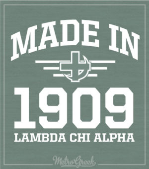 Lambda Chi Alpha Rush Shirt 1909