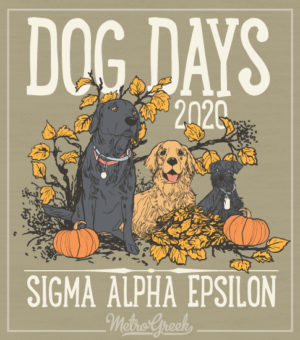 Sigma Alpha Epsilon Dog Days Shirt