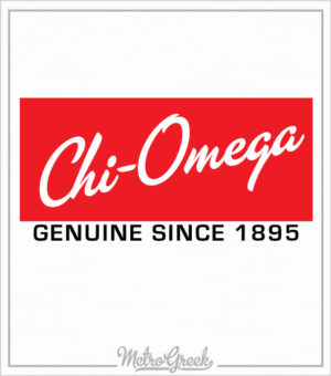 Chi Omega Sunglasses Logo Shirt