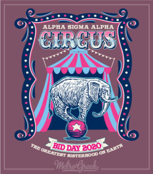 Circus Bid Day Shirt Elephant