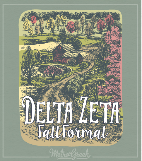 Delta Zeta Fall Barn Formal Shirt
