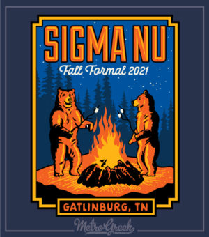 Fraternity Formal Shirt Sigma Nu Bears