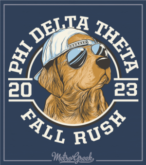 Phi Delt Rush Shirt Golden Retriever