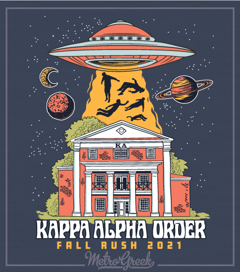Kappa Alpha Rush Shirt With UFO