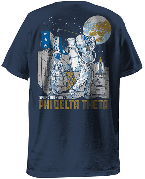 2179 Phi Delt Astronaut Shirt Golf