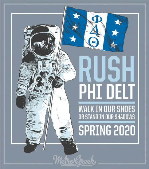 Phi Delta Theta Astronaut Rush Shirt