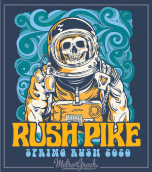 Pi Kappa Alpha Rush Shirt Astronaut