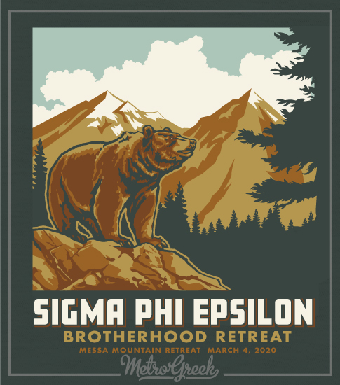 Sig Ep Brotherhood Retreat Shirt Bear Mountain