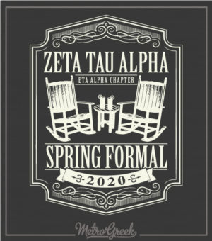 Zeta Tau Alpha Formal Shirt Porch
