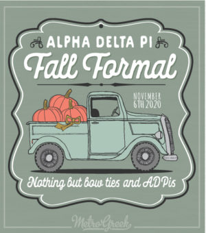 Alpha Delta Pi Fall Formal Shirt