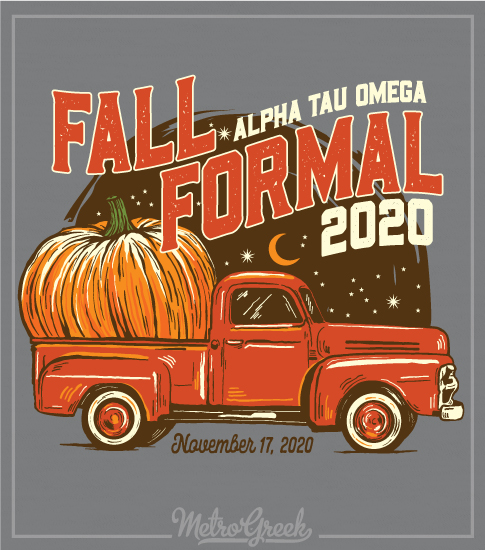 Fall Formal Shirt Pumpkin Truck