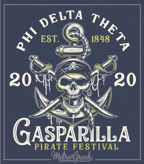 Phi Delta Pirate Party Shirt