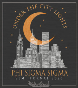 Phi Sigma Sigma Formal Shirt City