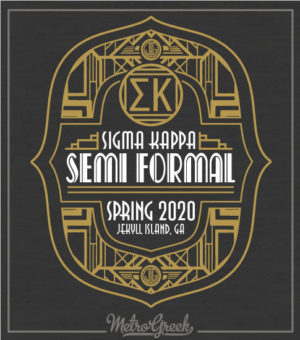 Twenties Sigma Kappa Formal Shirt