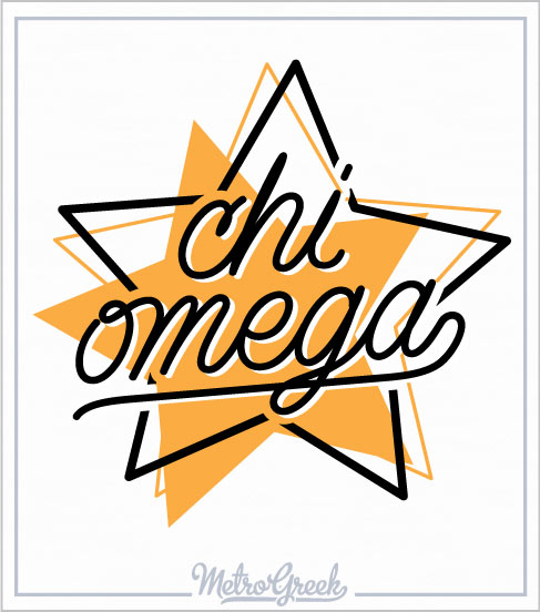 Chi Omega Star Sorority Shirt