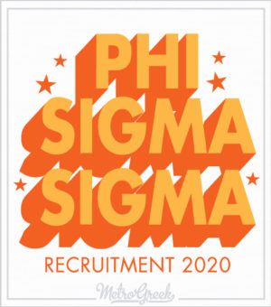 Phi Sigma Sigma Recruitment Shirt