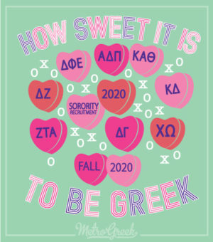 Panhellenic Sorority Recruitment Shirt Sweet
