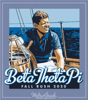 Beta Fraternity Rush Shirt Kennedy