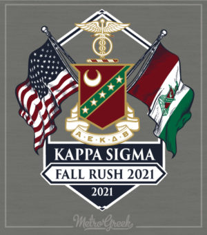 Kappa Sigma Fraternity Shirt Flags