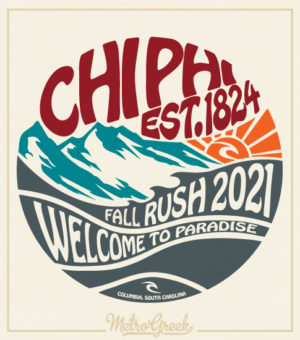 Fraternity Rush Shirt Beach Mountains