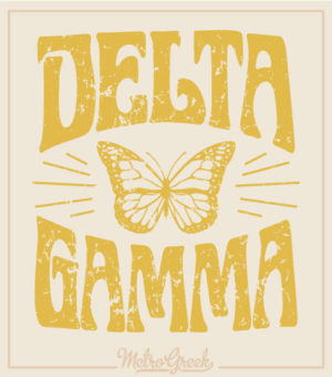 Sorority Shirt Delta Gamma Butterfly Shirt