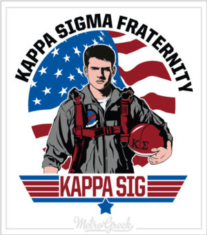 Fraternity Rush Shirt Kappa Sig Top Gun