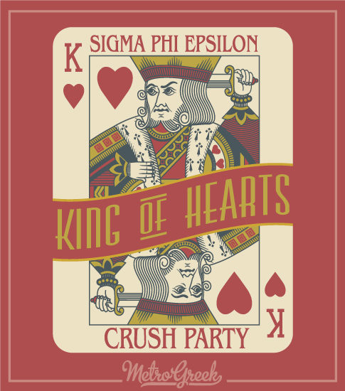 King of Hearts Fraternity Shirt