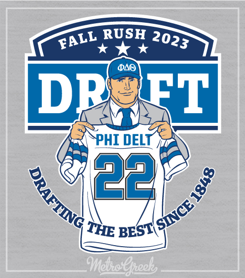 Rush Shirt Fraternity Draft Day