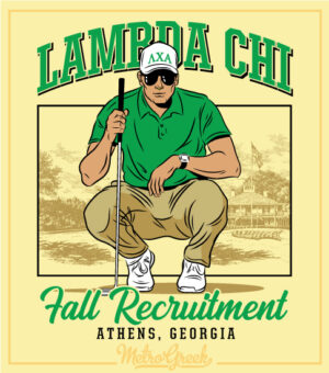 Fraternity Recruitment Shirt Golfer