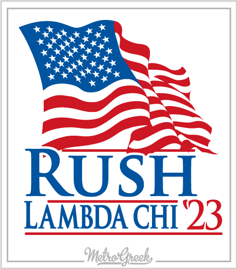 Fraternity Rush Shirt Campaign Logo