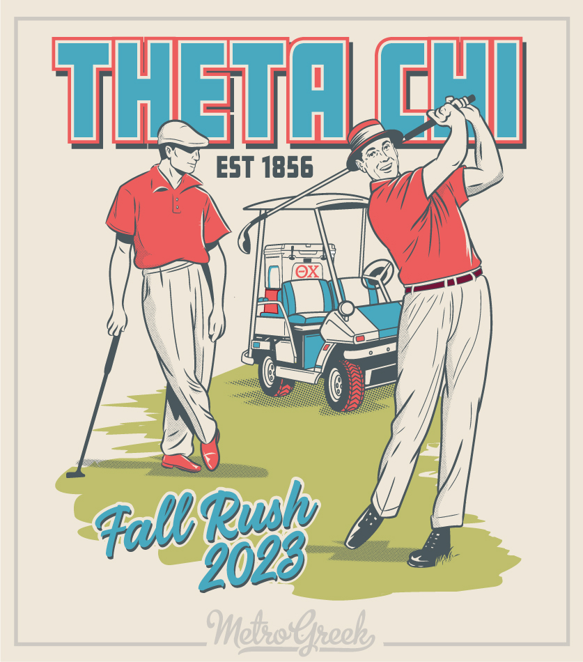 Vintage Fraternity Rush Shirt Golfer