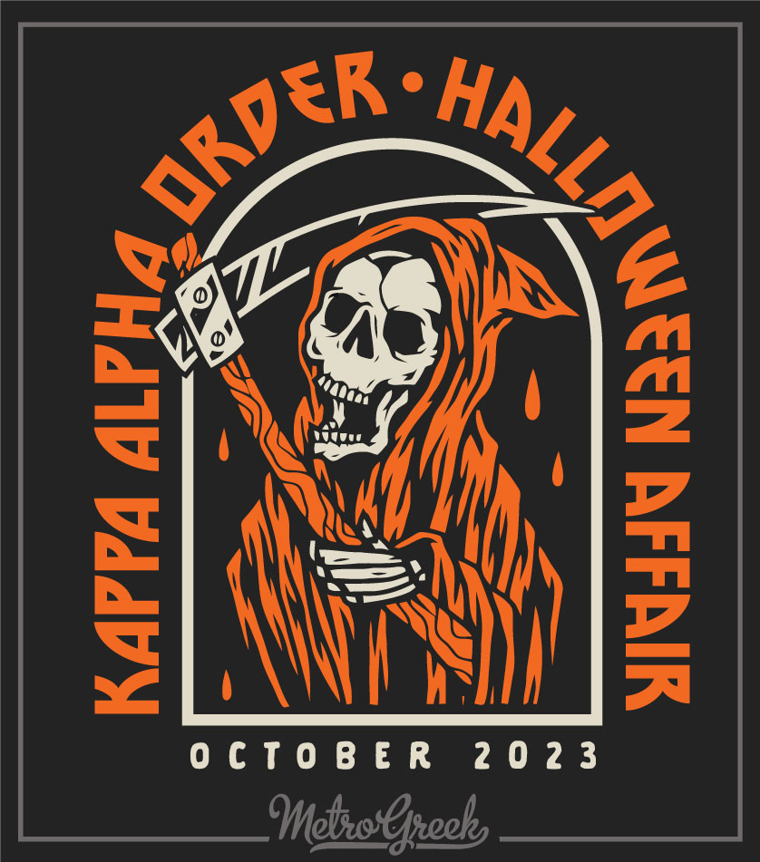 Halloween Fraternity Shirt Grim Reaper