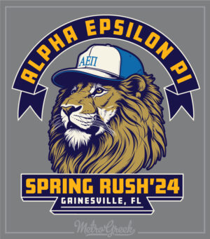 Alpha Epsilon Pi Lions Head Shirt
