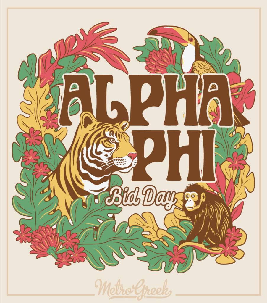 Alpha Phi Jungle Bid Day Shirt