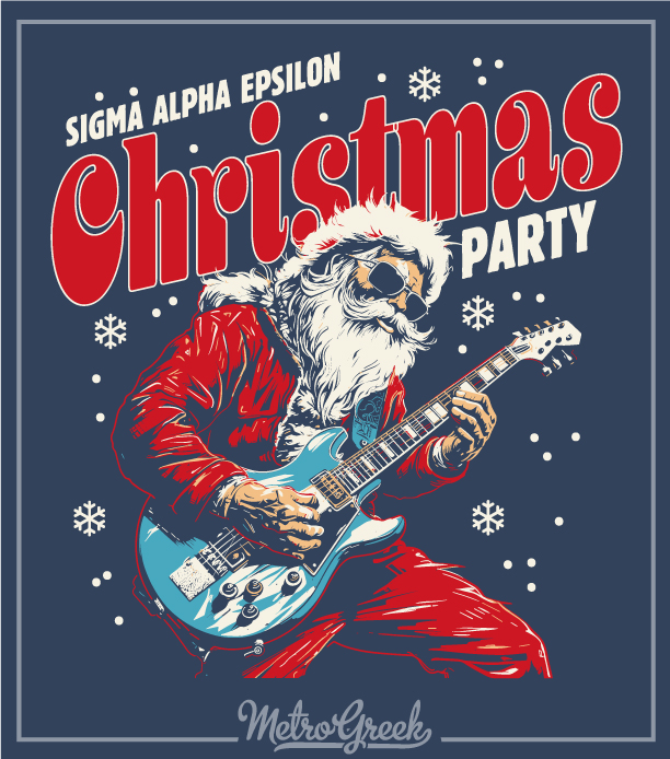 Santa Claus Rock-n-Roll Shirt