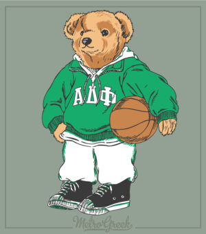 Basketball Polo Bear Fraternity Shirt