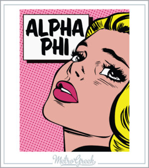 Pop Art Sorority Shirt Alpha Phi