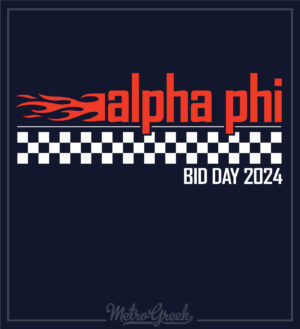 Fire Bid Day Shirt Alpha Phi