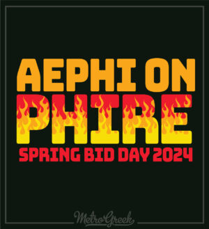 Fire Bid Day Shirt AEPhi