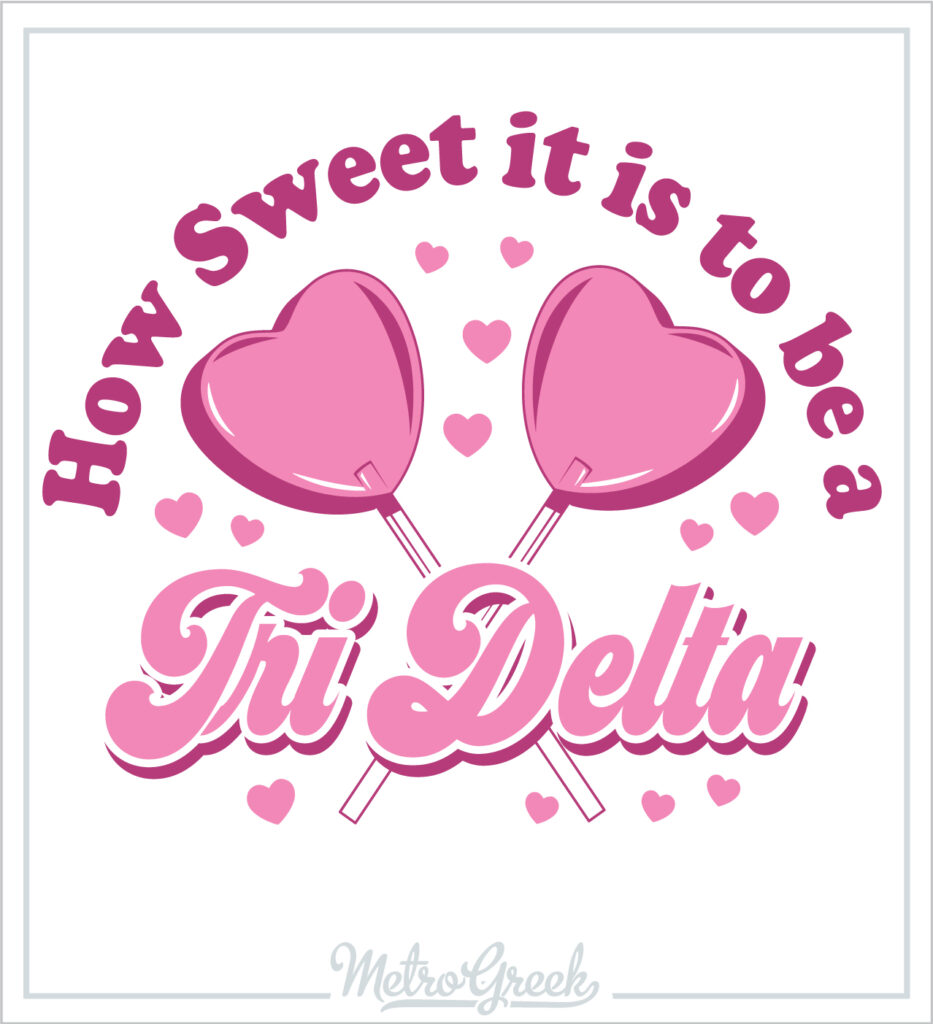 Tri Delta Candy Bid Day Shirt