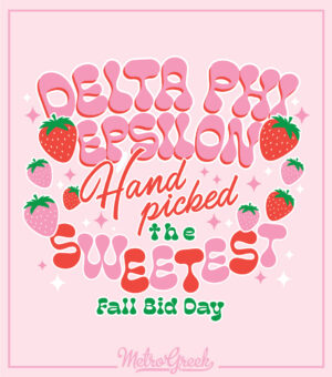 Hand Picked Sweet Bid Day Theme