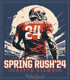 Kappa Sigma Fraternity Rush Shirt Football
