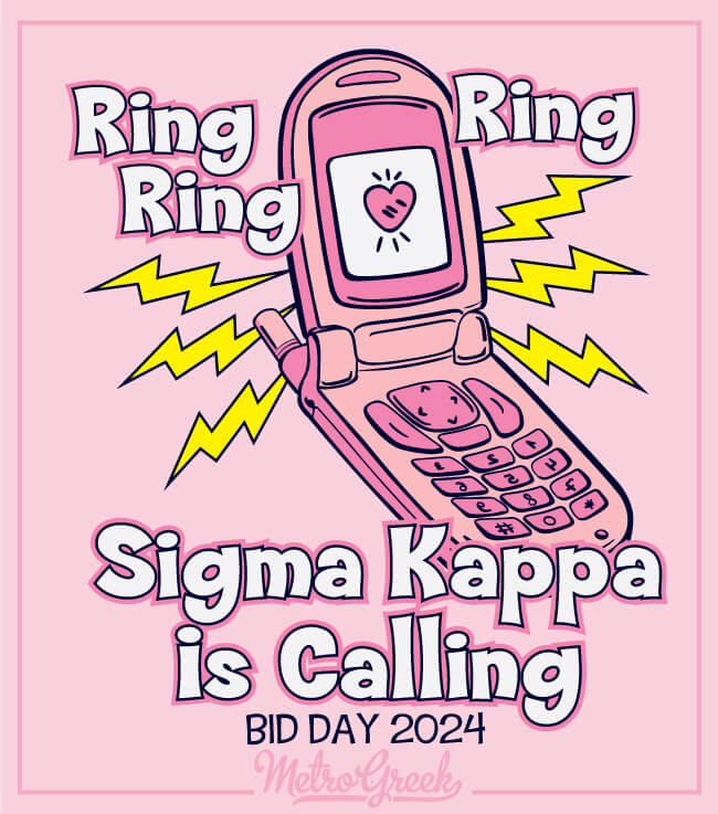 1554 Ring Ring Sorority Bid Day Shirt | Metro Greek